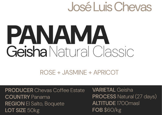 Panama Classic Geisha Natural Classic